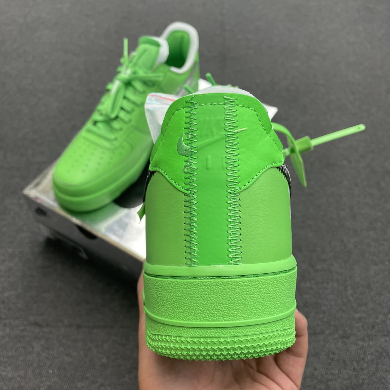 Off White Nike Air Force 1 Low Light Green (44) - newkick.cc