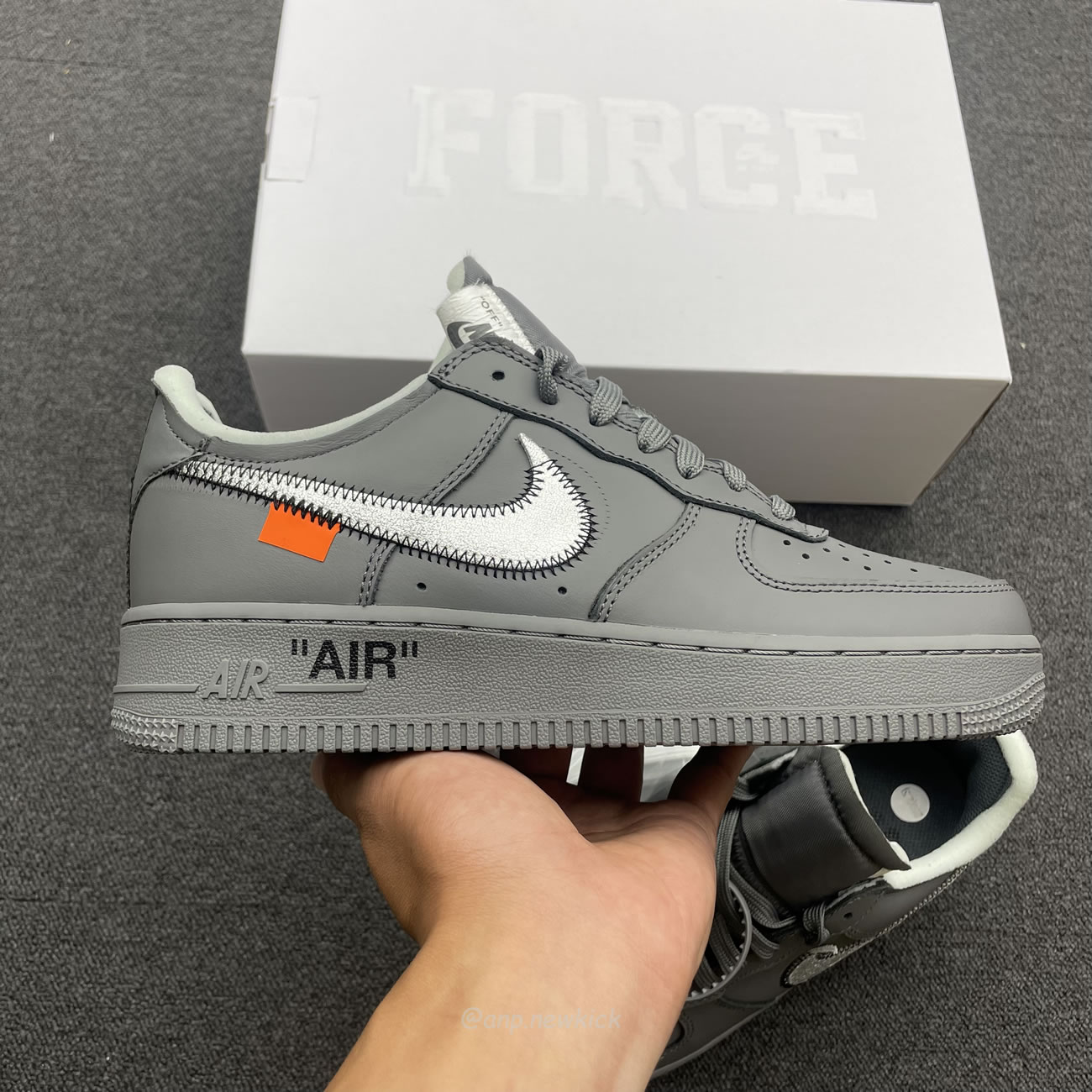 Nike Air Force 1 Low Off White Ghost Grey Dx1419 500 (9) - newkick.cc