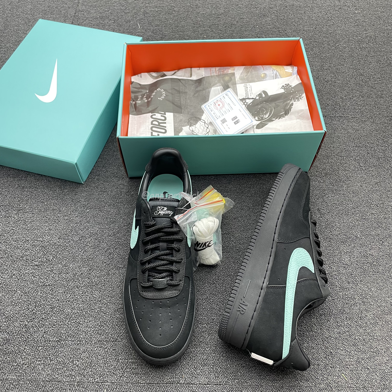 Nike Air Force 1 Low Tiffany Co 1837 Dz1382 001 (37) - newkick.cc