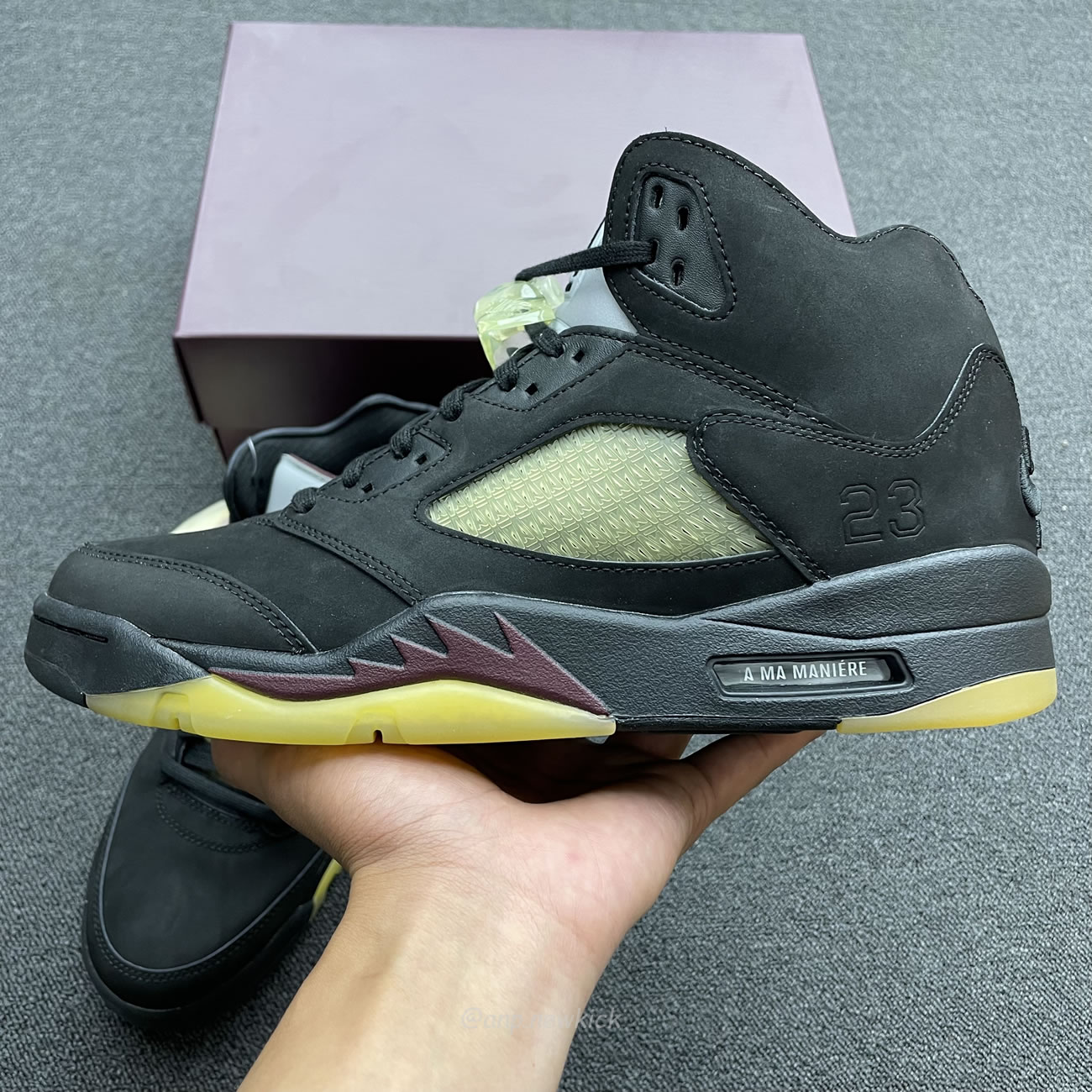 Air Jordan 5 Retro Sp A Ma Maniére Black Fd1330 001 (5) - newkick.cc