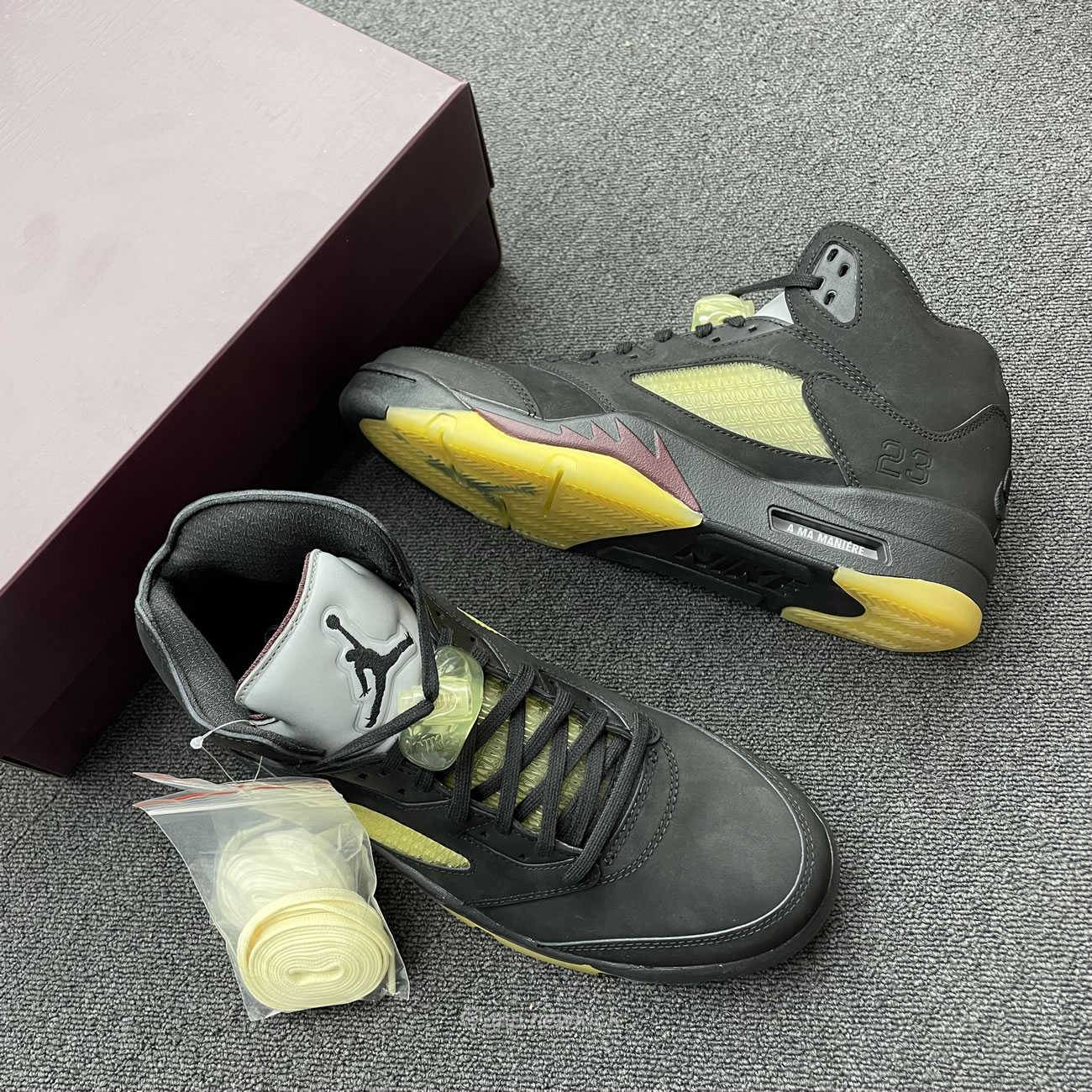 Air Jordan 5 Retro Sp A Ma Maniére Black Fd1330 001 (8) - newkick.cc