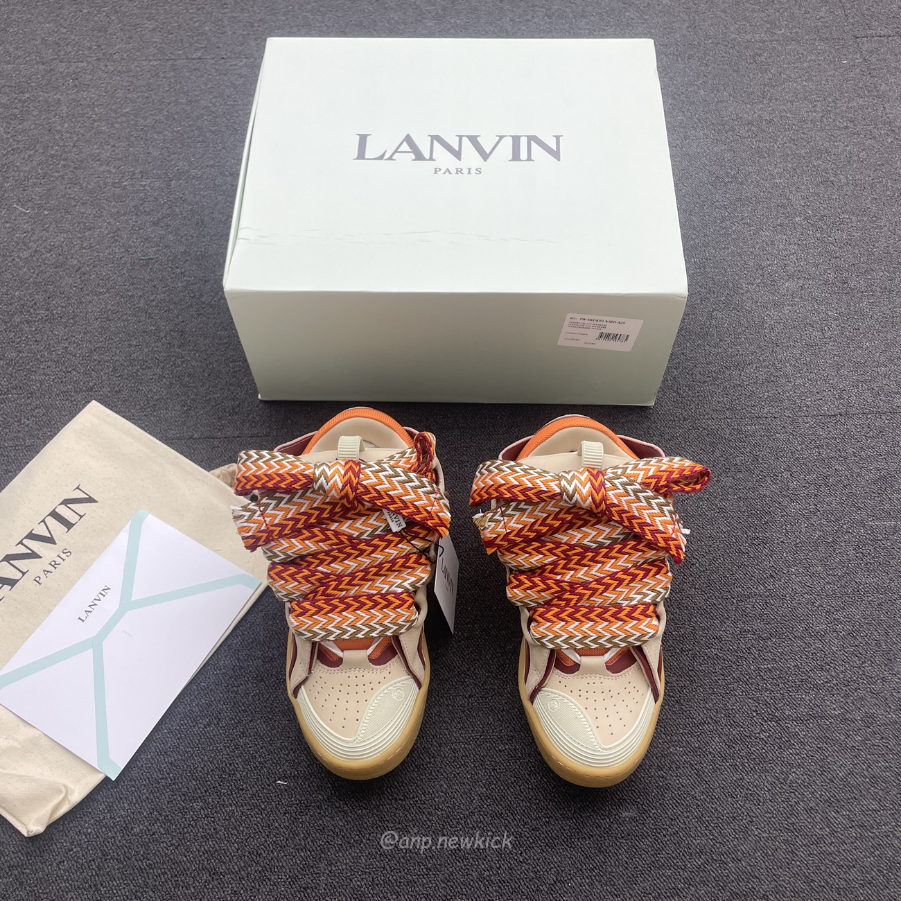 Lanvin Curb Sneakers Fmskrk11dragb518 (10) - newkick.cc