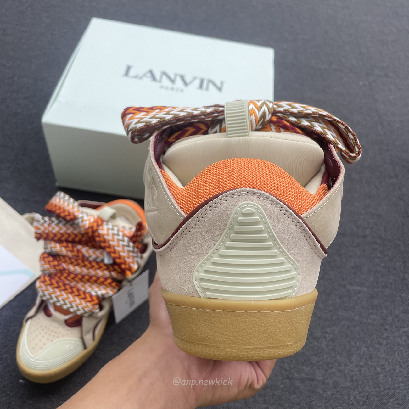 Lanvin Curb Sneakers Fmskrk11dragb518 (3) - newkick.cc