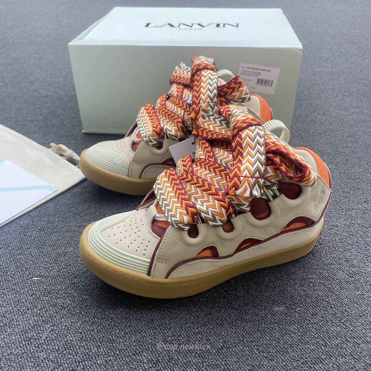 Lanvin Curb Sneakers Fmskrk11dragb518 (7) - newkick.cc