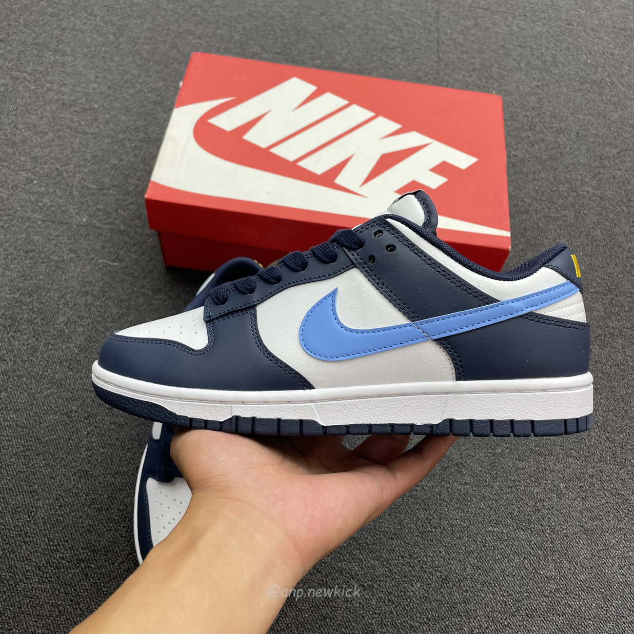 Nike Dunk Low Midnight Navy University Blue Fn7800 400 (10) - newkick.cc