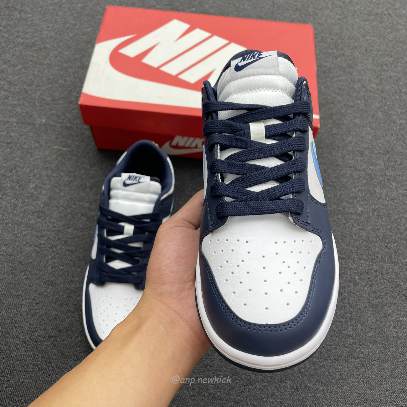 Nike Dunk Low Midnight Navy University Blue Fn7800 400 (9) - newkick.cc