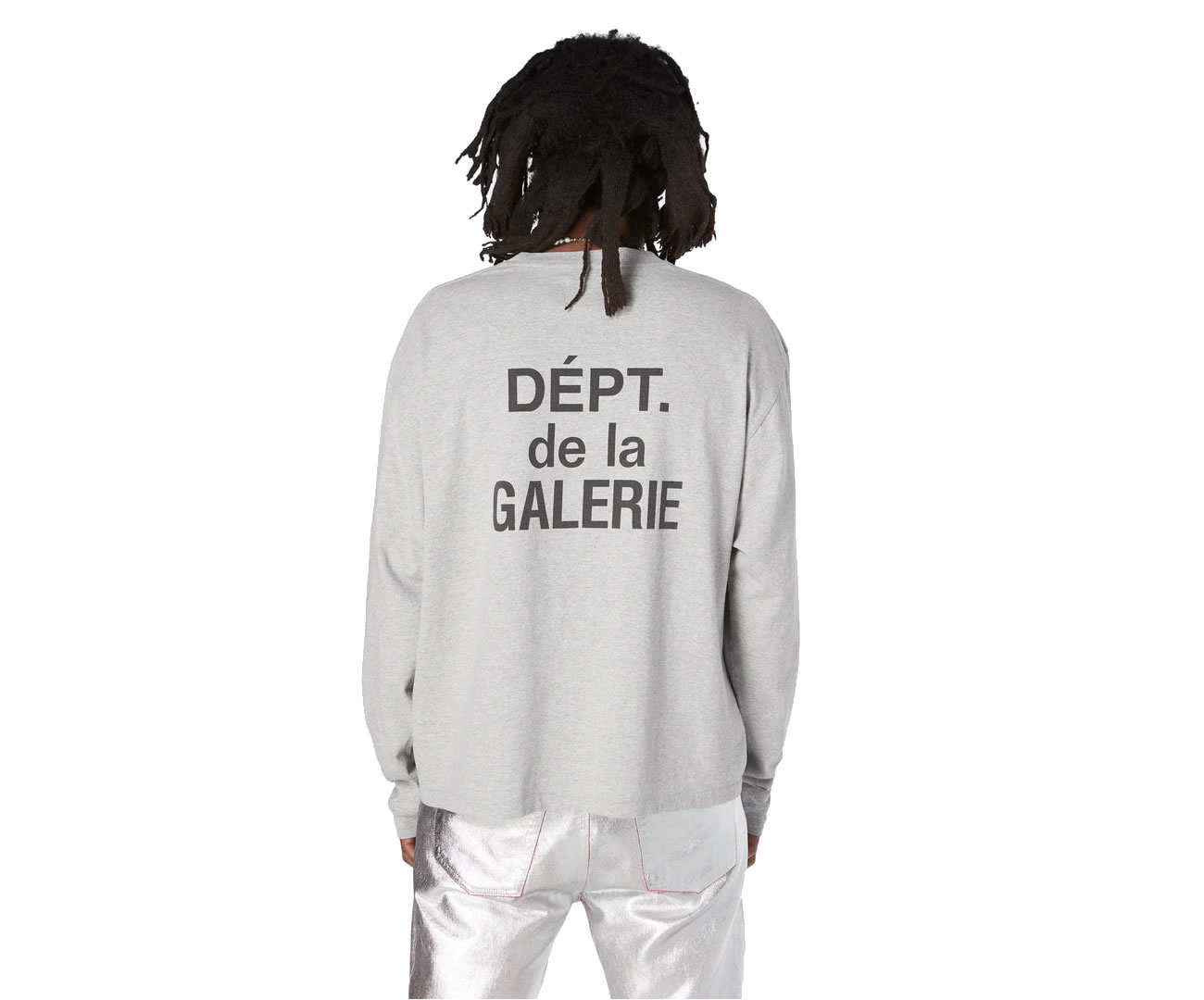 Gallery Dept. French Collector L S Tee White Blue Fw21 (7) - newkick.cc