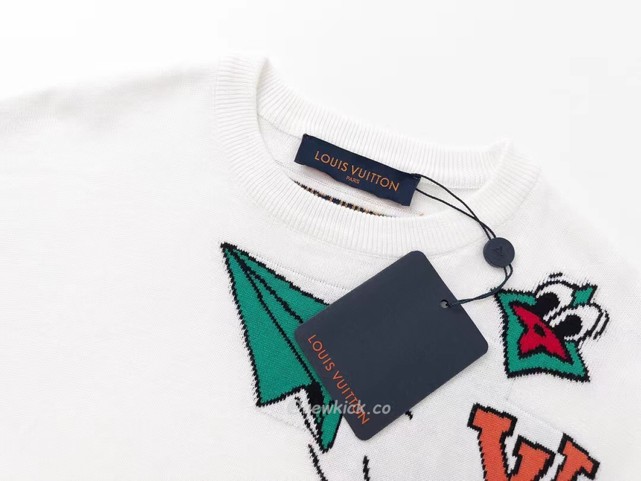 Louis Vuitton Everyday Lv Crewneck Green Black White (19) - newkick.cc