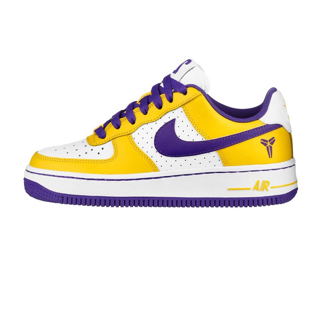 Kobe Bryant X Nike Air Force 1 Low Purple Gold Color (1) - newkick.cc