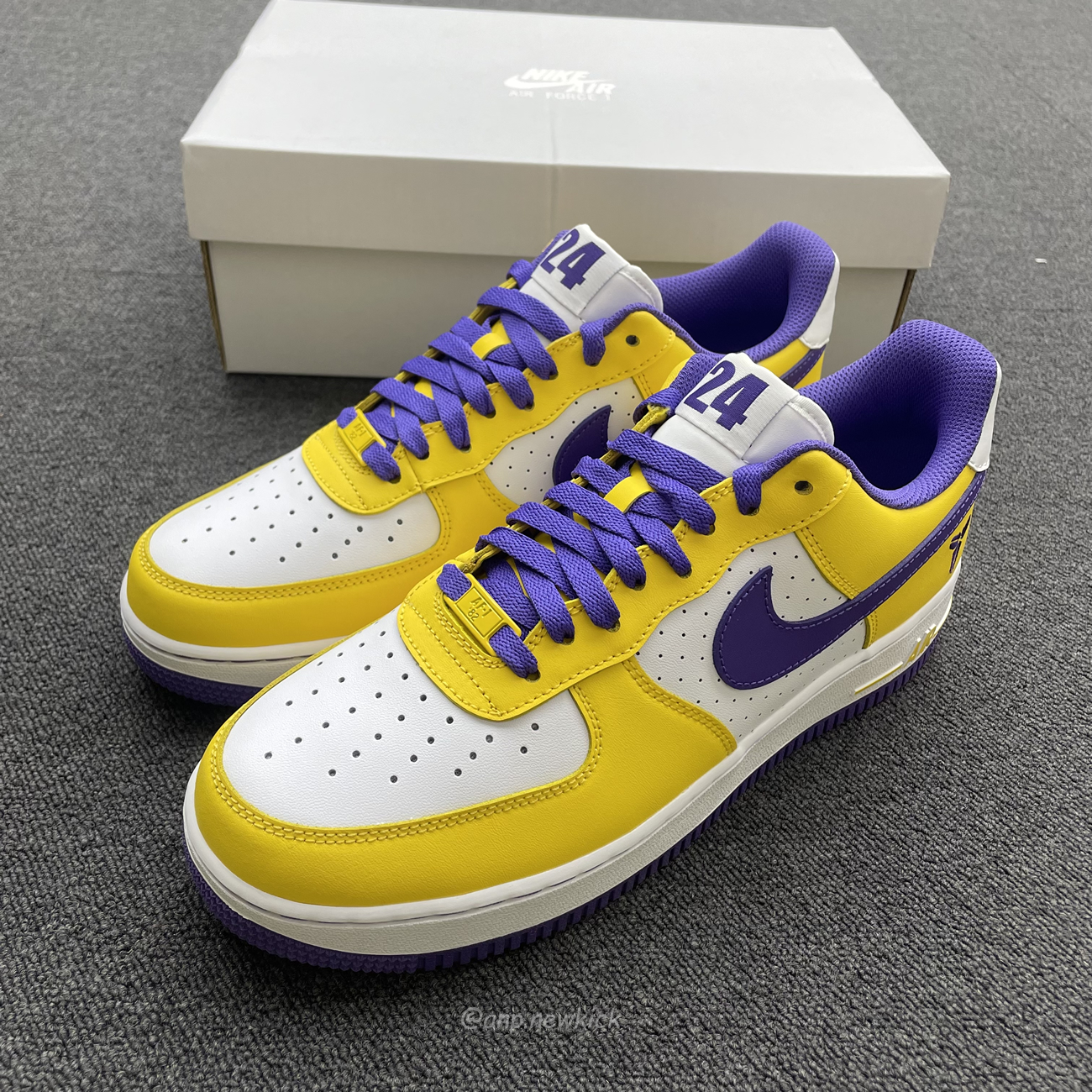 Kobe Bryant X Nike Air Force 1 Low Purple Gold Color (10) - newkick.cc