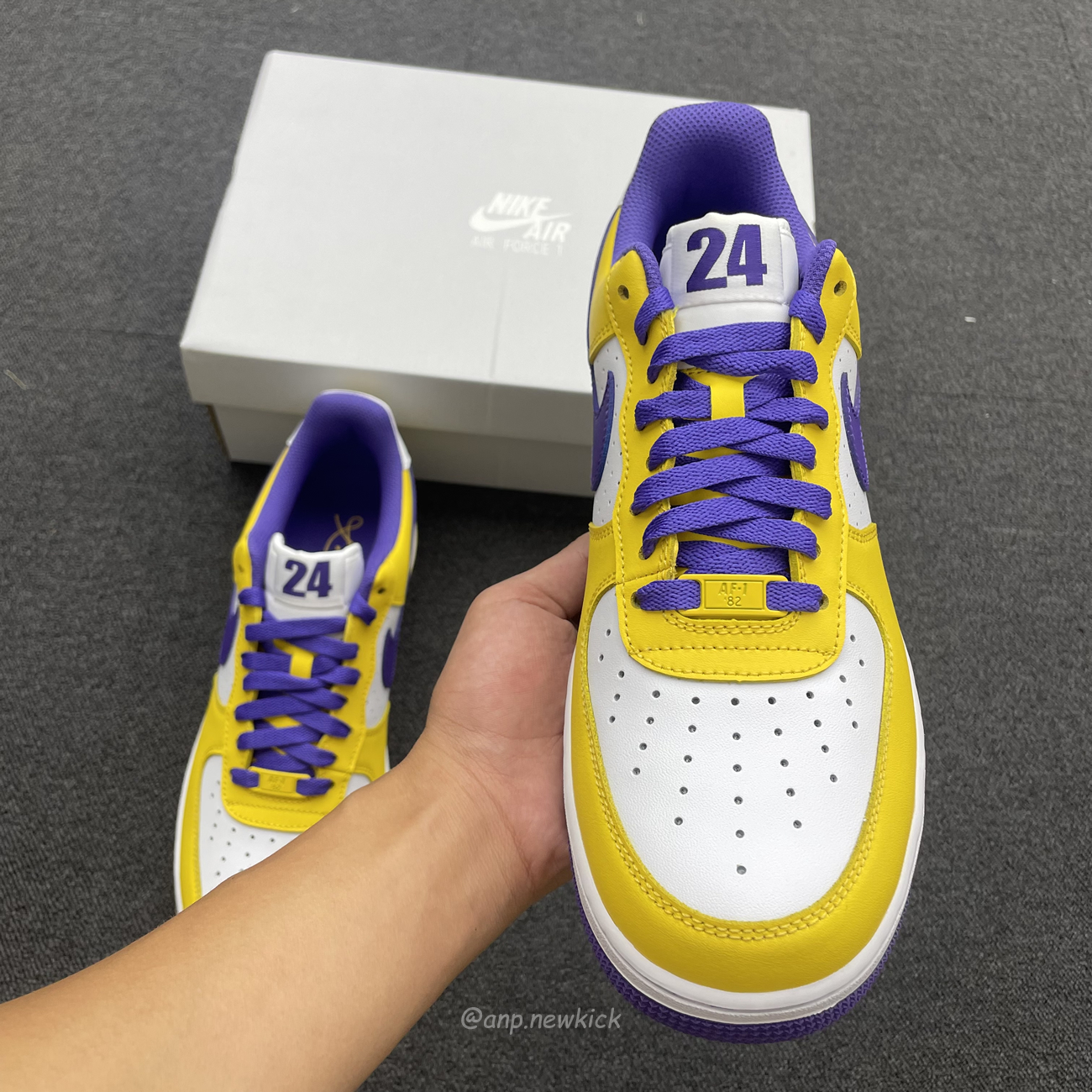 Kobe Bryant X Nike Air Force 1 Low Purple Gold Color (9) - newkick.cc