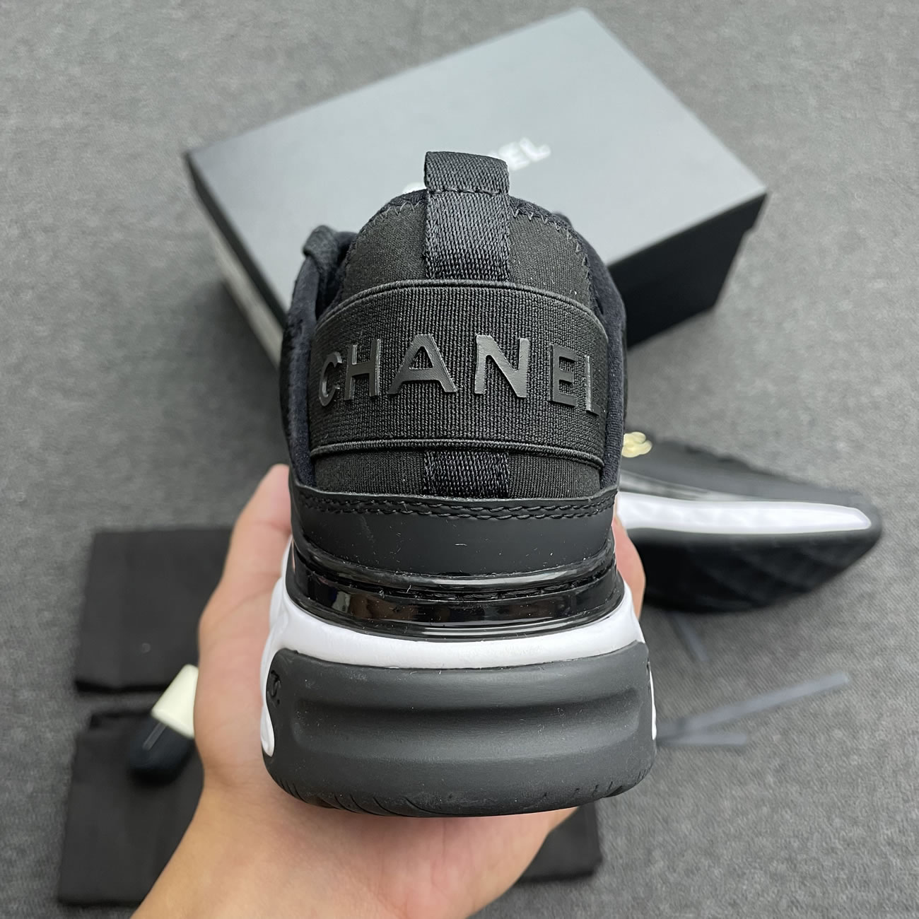 Chanel Casual Style Plain Logo Low Top Sneakers (14) - newkick.cc