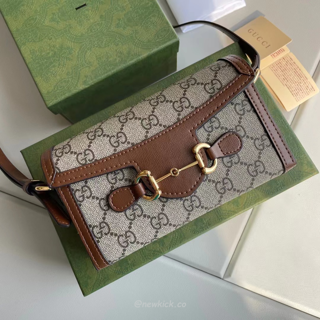 Gucci Horsebit 1955 Mini Handbag 699296 92tcg 8563 (10) - newkick.cc