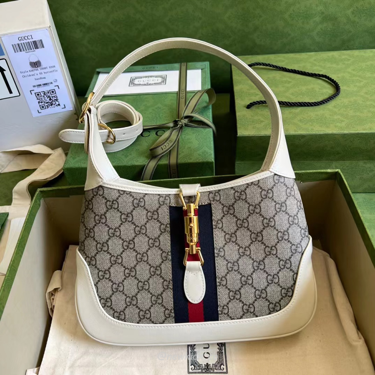 Gucci Jackie 1961 Shoulder Bag 636706 Huhhg 9794 (5) - newkick.cc