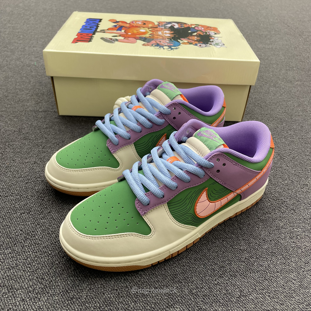 Nike Dunk Low Dragon Ball Piccolo Gp1255 027 (2) - newkick.cc