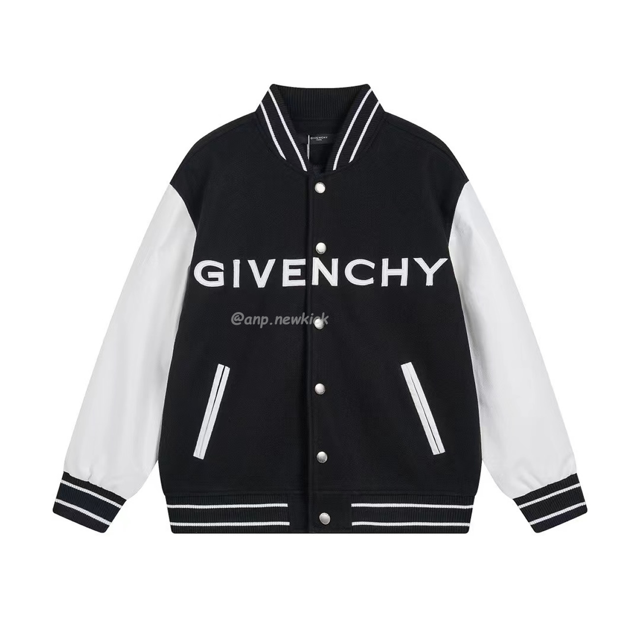 Givenchy Knitted Logo Varsity Jacket (1) - newkick.cc