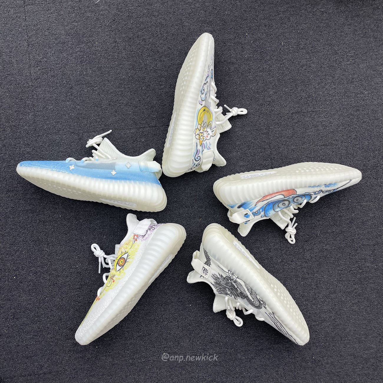 Adidas Yeezy Boost 350 V2 Bone Graffiti Hq6316 (11) - newkick.cc