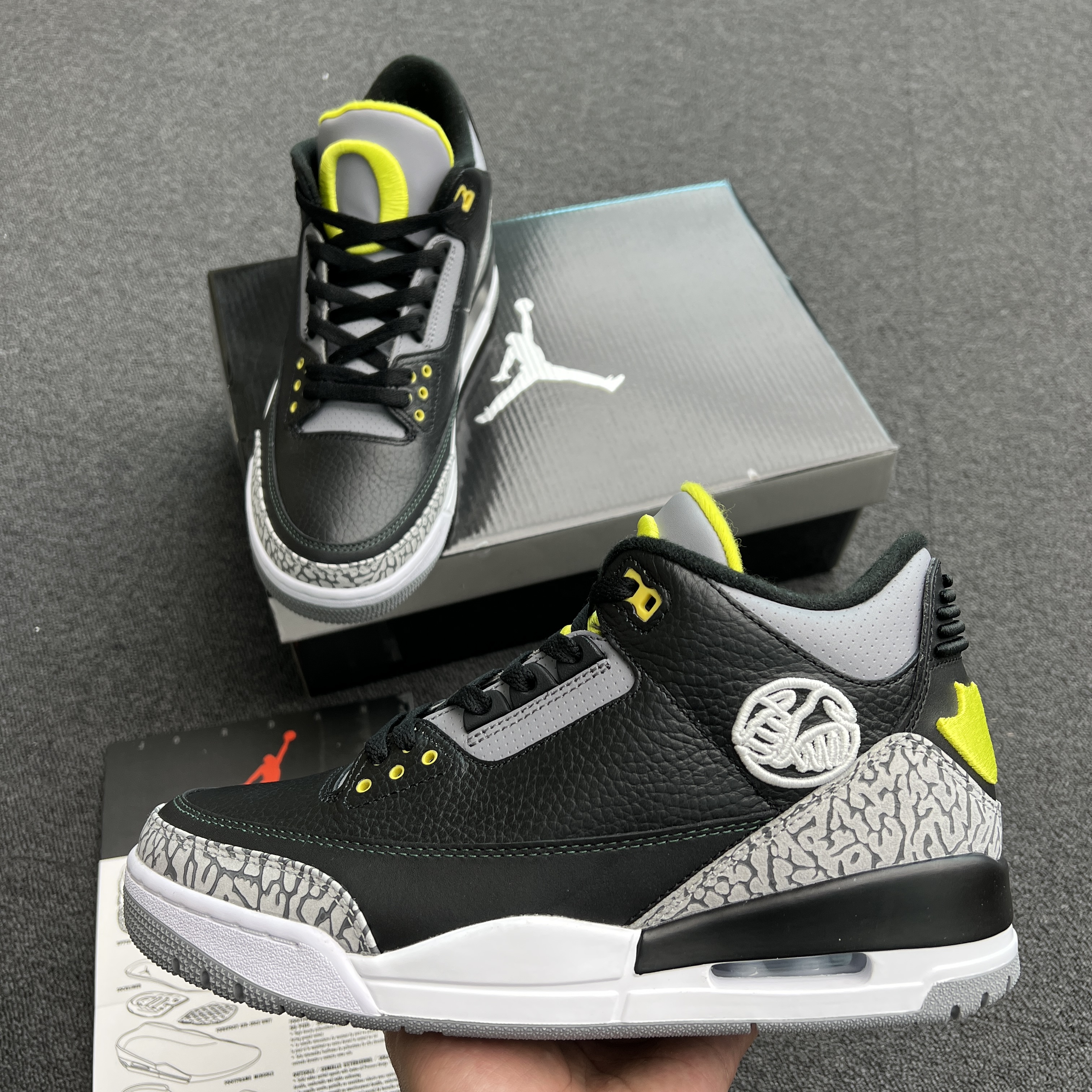 Jordan 3 Retro Oregon Ducks Pit Crew Both Pairs H011 Mnjdls 5 (4) - newkick.cc