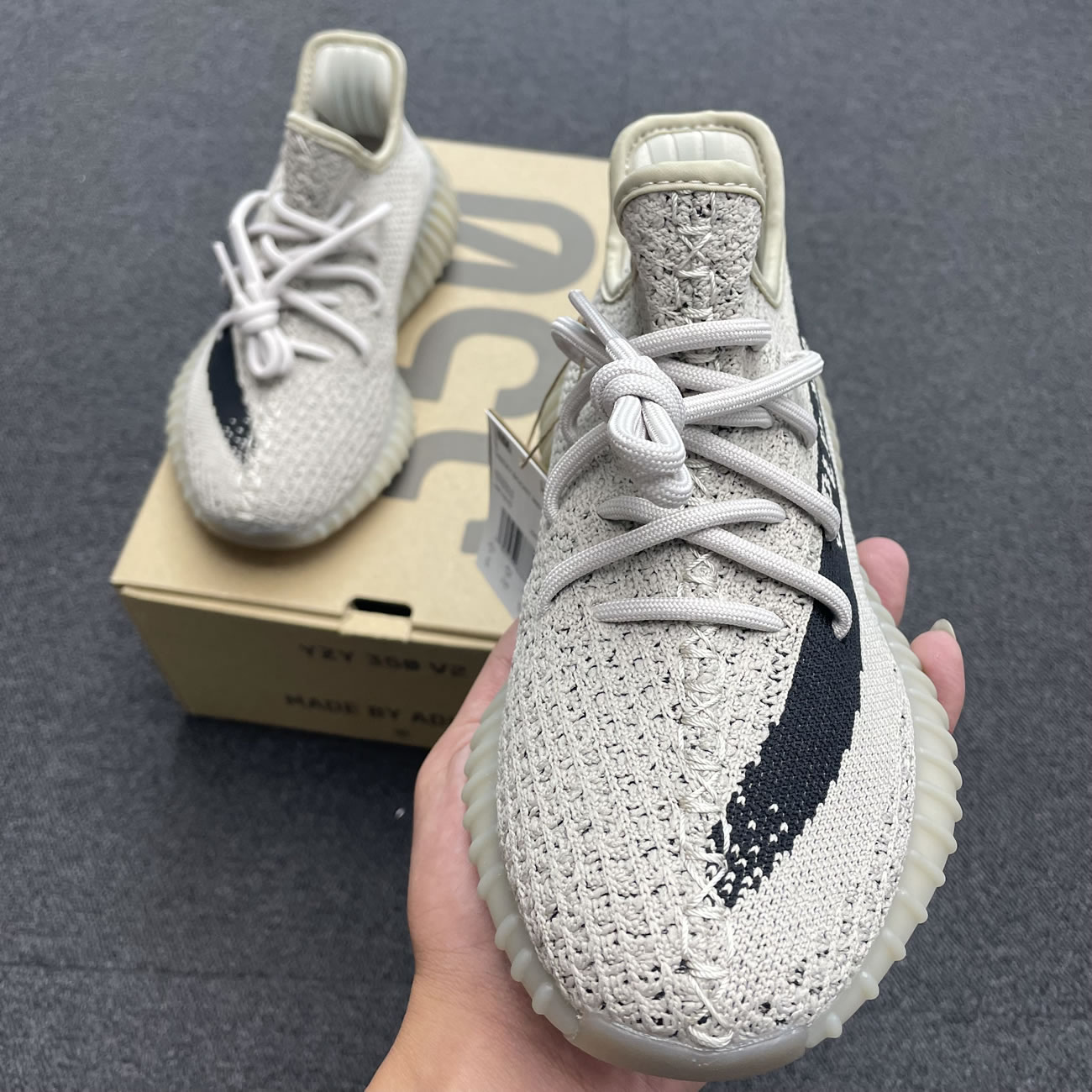 Adidas Yeezy Boost 350 V2 Slate Hp7870 (7) - newkick.cc