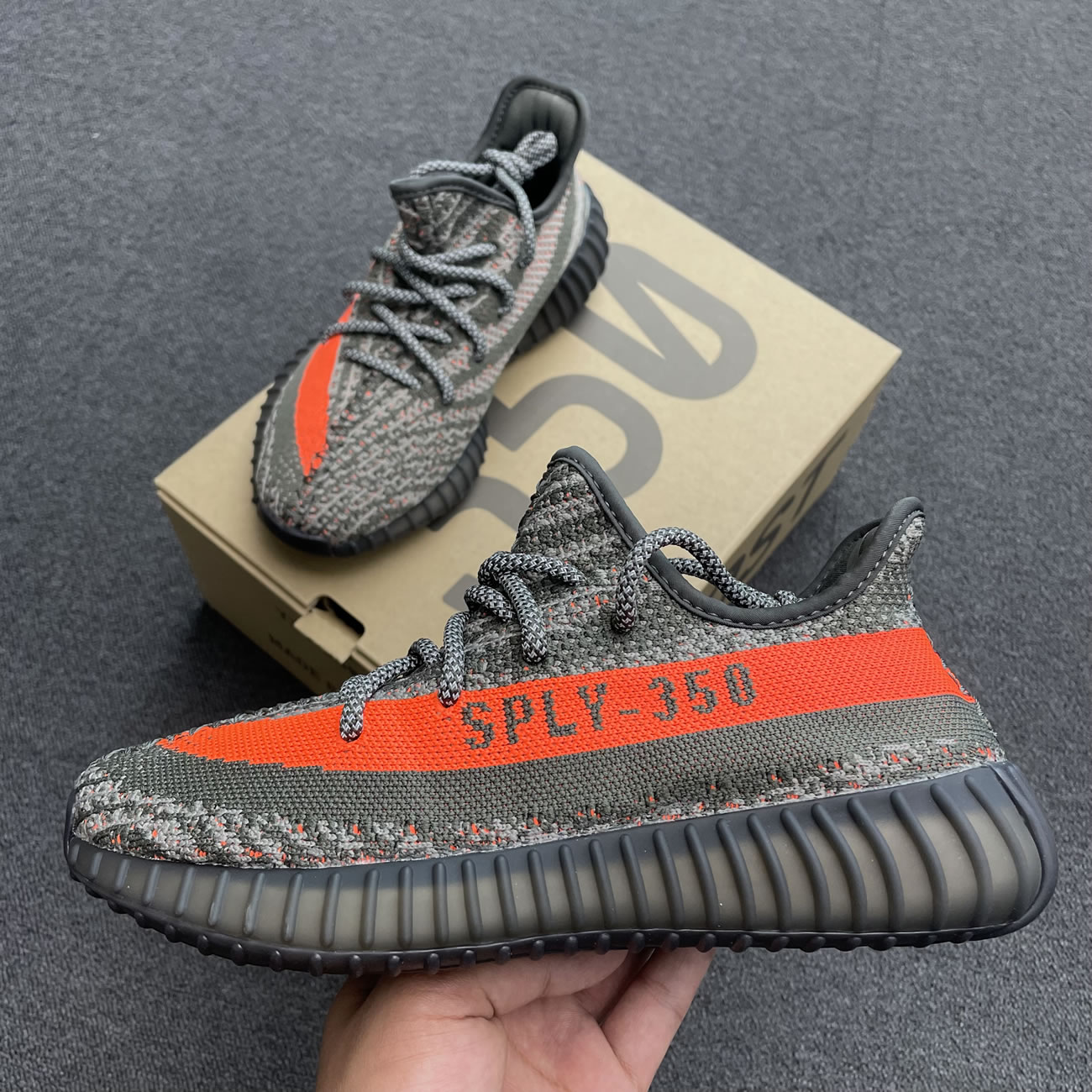 Adidas Yeezy Boost 350 V2 Dark Beluga Hq7045 (2) - newkick.cc