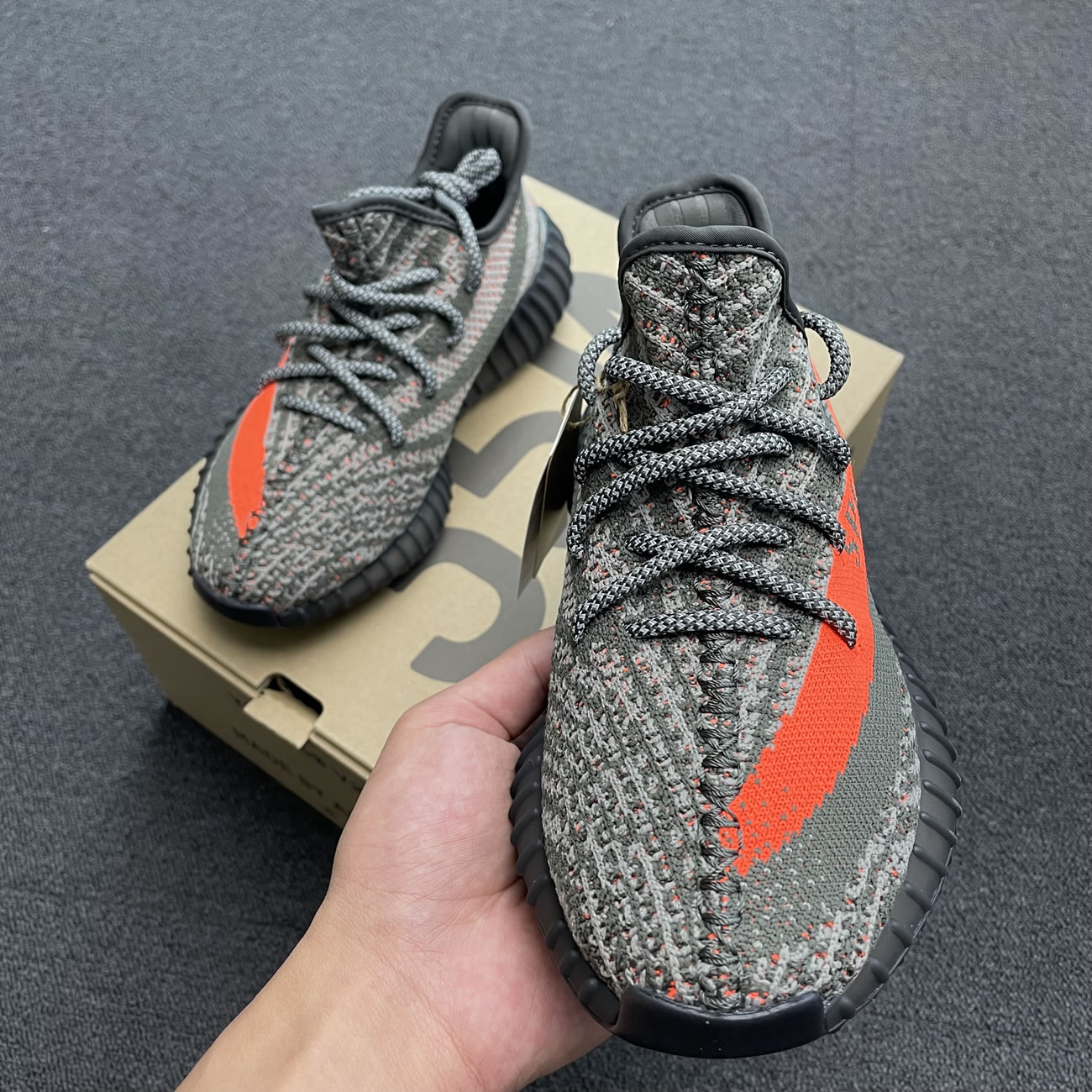 Adidas Yeezy Boost 350 V2 Dark Beluga Hq7045 (4) - newkick.cc