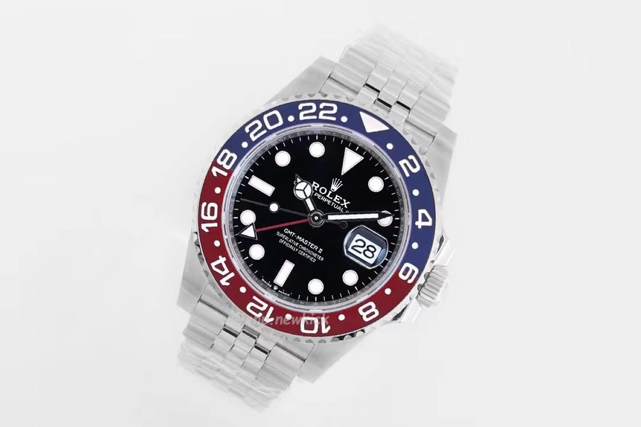 Rolex Gmt Master Ii Battgirl Pepsi Jubilee (10) - newkick.cc