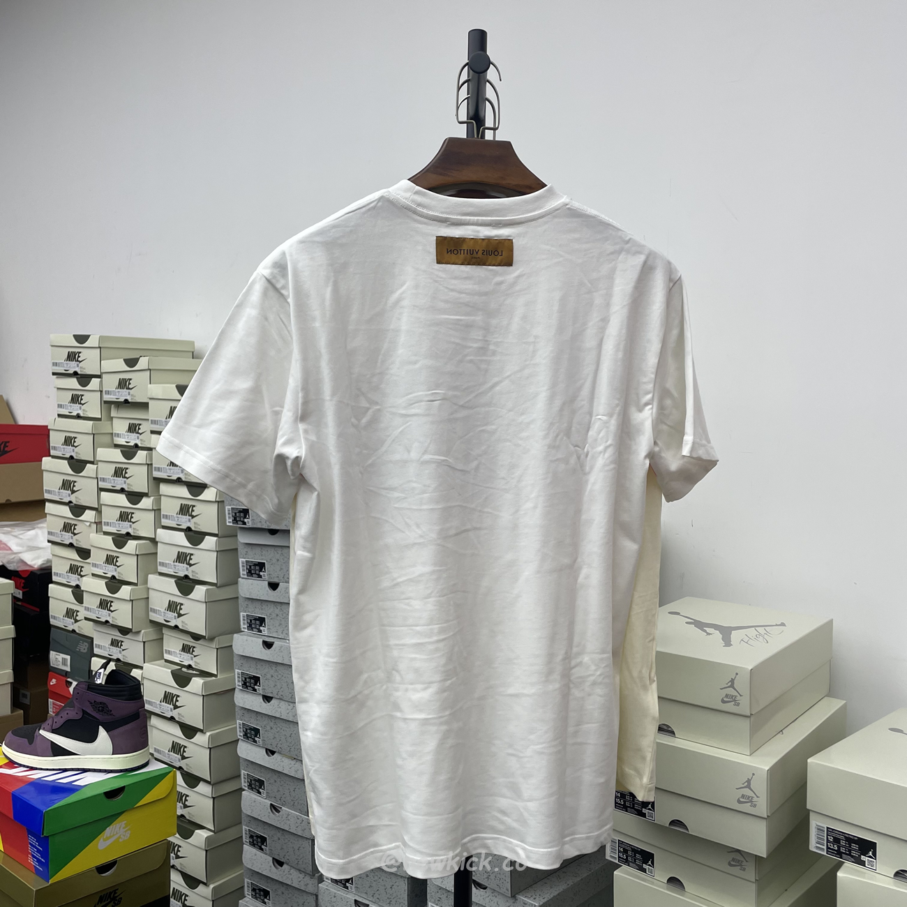 Louis Vuitton Graffiti T Shirt Milky White (6) - newkick.cc