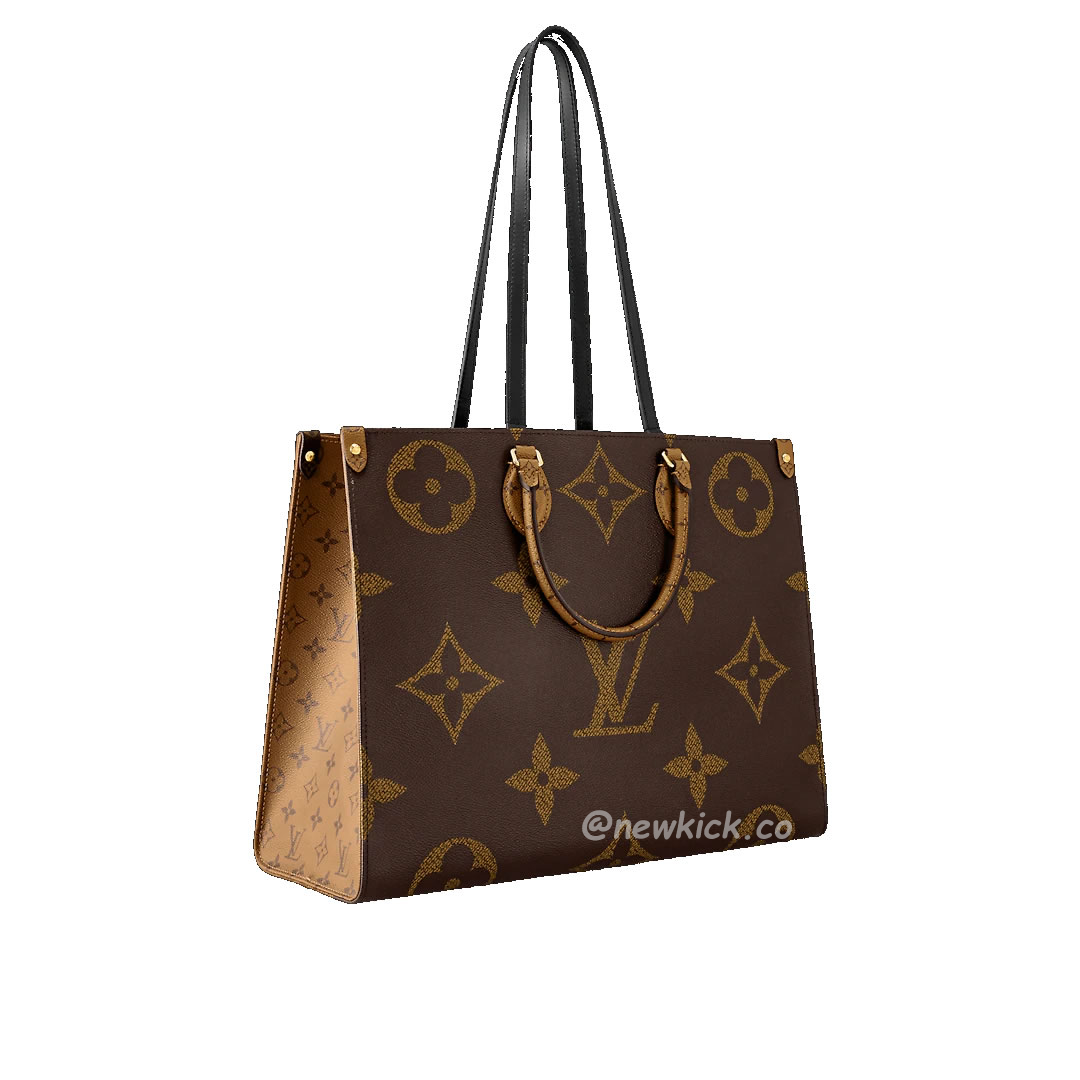 Louis Vuitton Onthego Cloth Tote Brown M45320 (14) - newkick.cc