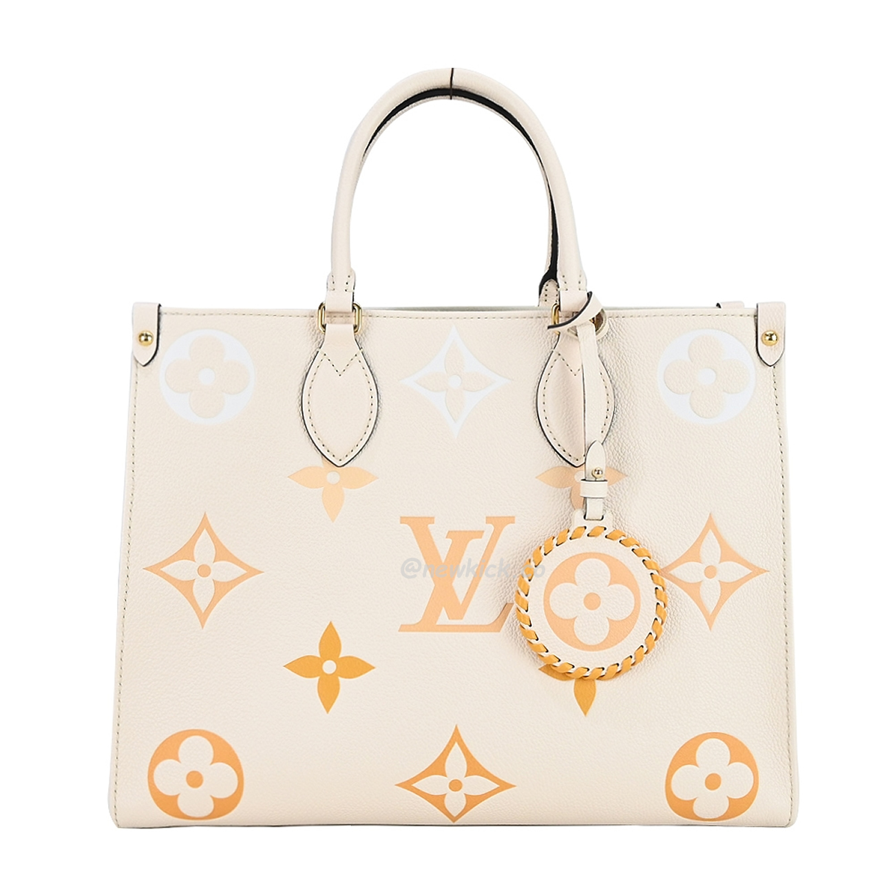 Louis Vuitton Onthego Mm Creamsaffron M45717 (1) - newkick.cc