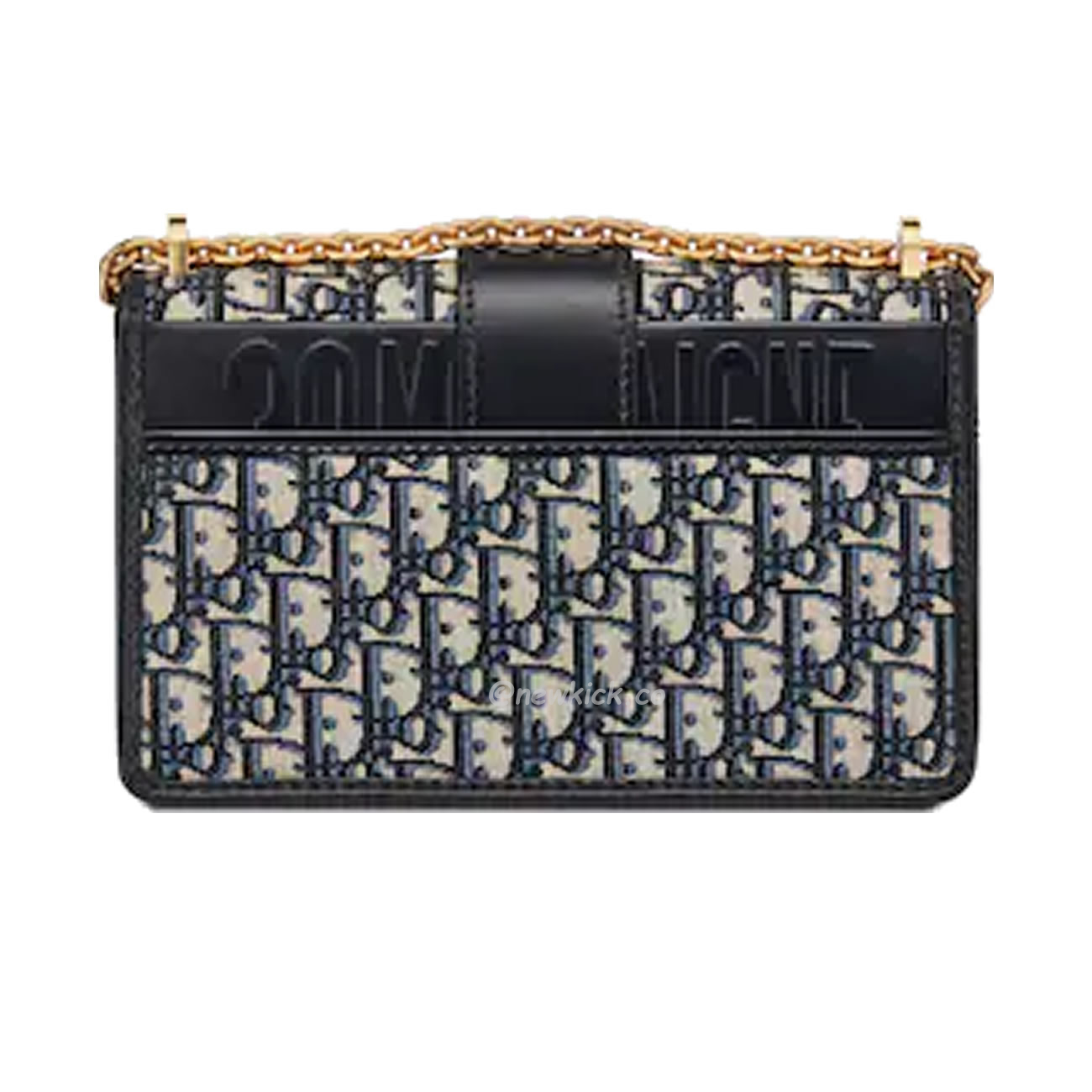 Dior 30 Montaigne Chain Bag Blue Dior Oblique Jacquard M9208utzq M928 (12) - newkick.cc