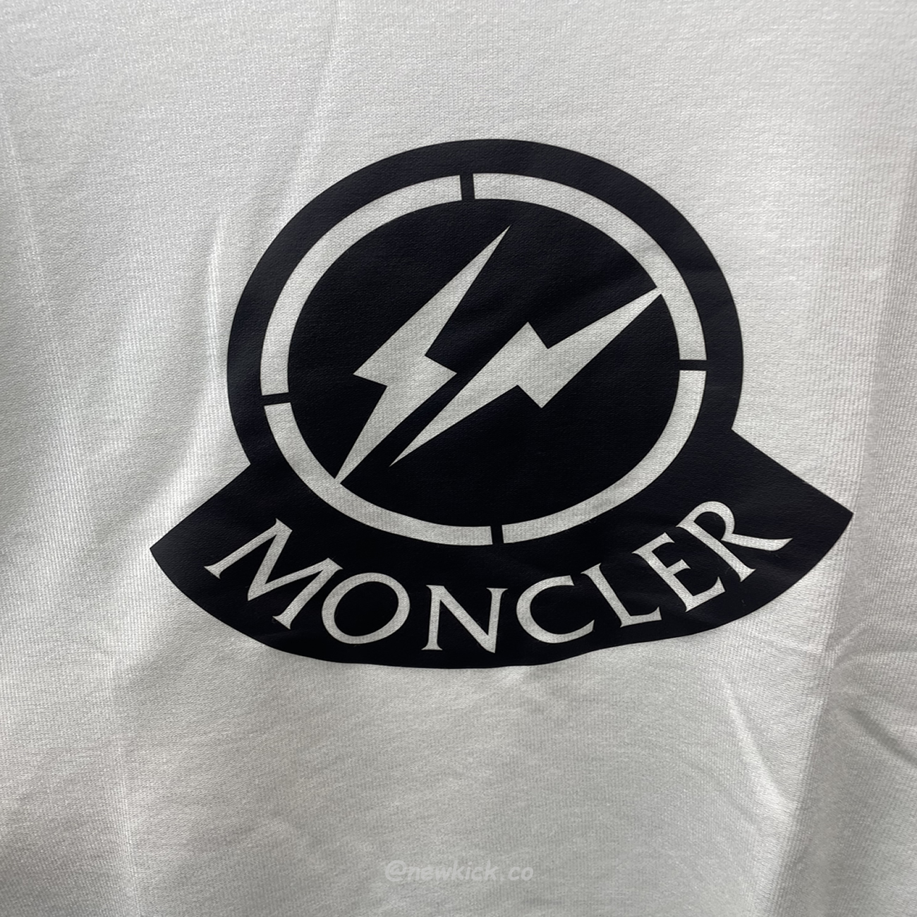 Moncler 2022 Crew Neck Pullover T Shirt Print White (2) - newkick.cc