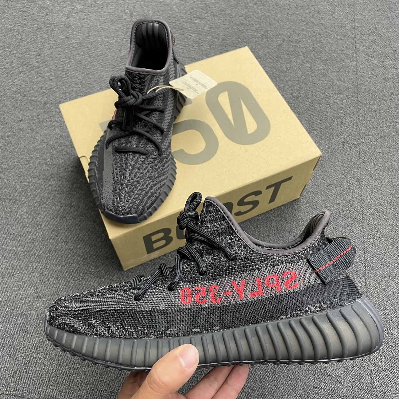 Adidas Yeezy Boost 350 V2 Dark Zebra Nk9655 (1) - newkick.cc