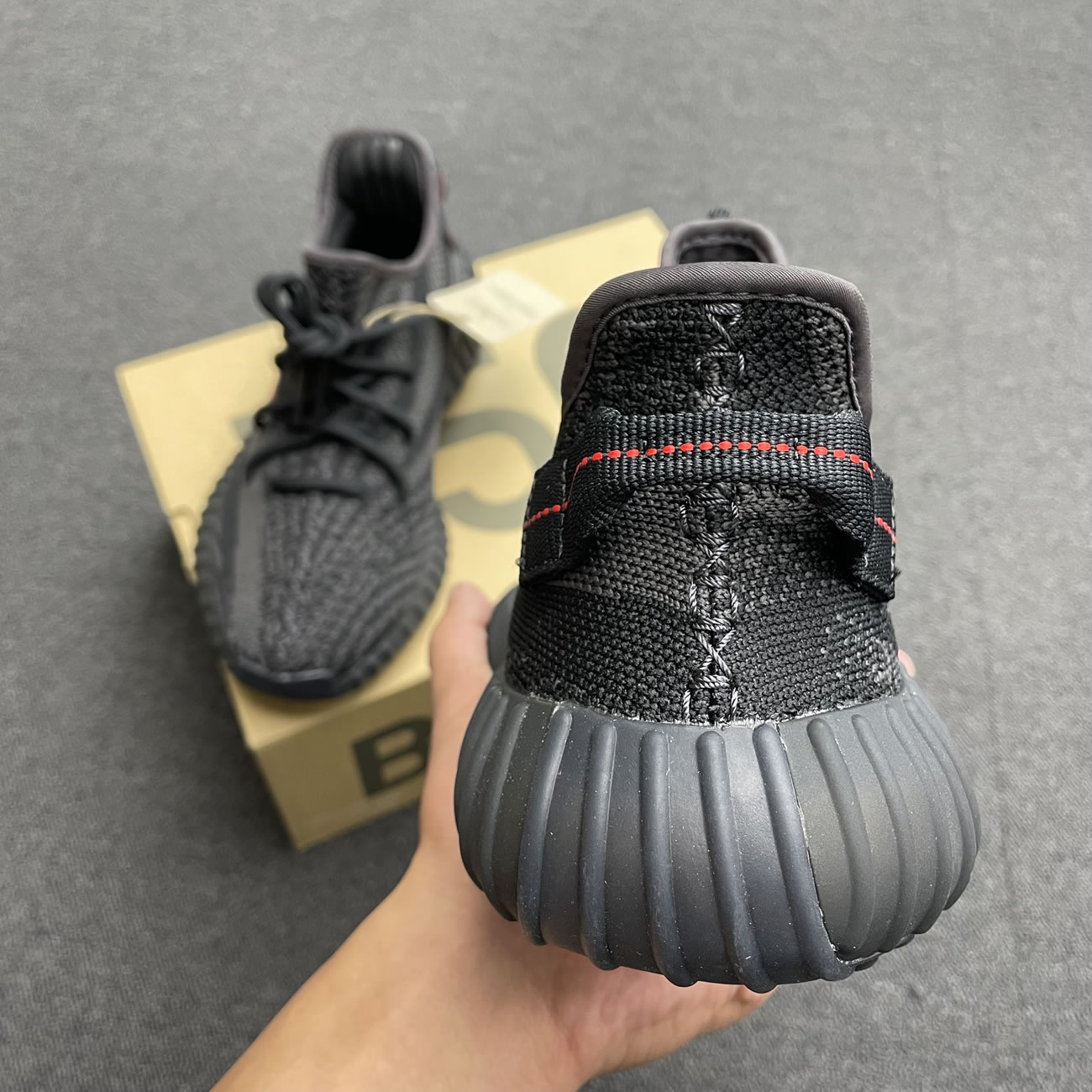 Adidas Yeezy Boost 350 V2 Dark Zebra Nk9655 (2) - newkick.cc