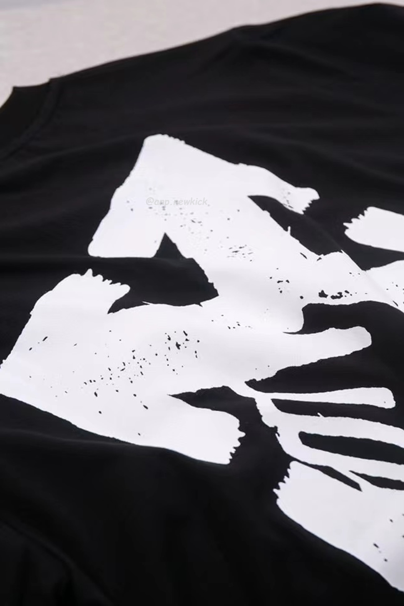 Off White Hand Arrow Tee White Black (6) - newkick.cc