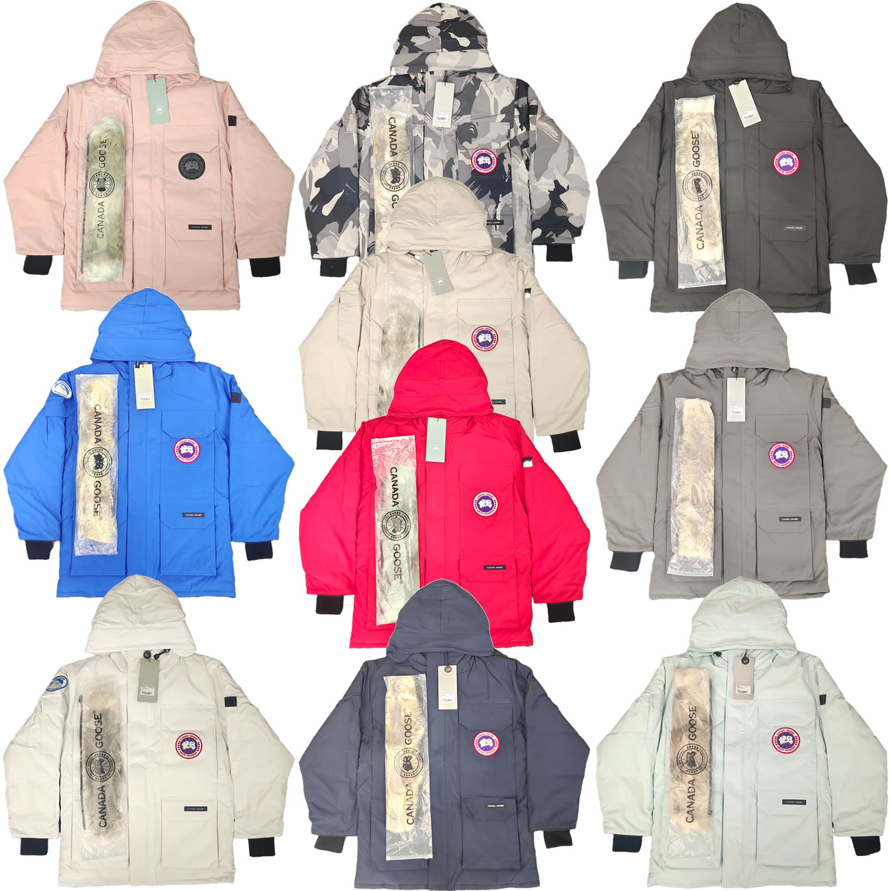 Canada Goose Expedition Logo Pbi Patch Parka Coat (11) - newkick.cc