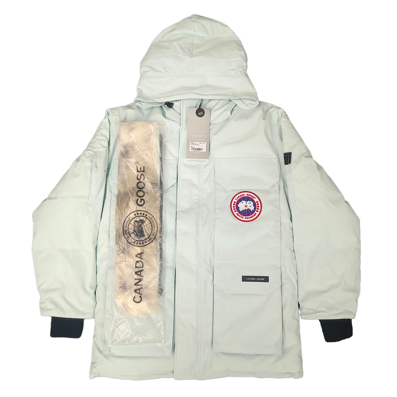 Canada Goose Expedition Logo Pbi Patch Parka Coat (3) - newkick.cc