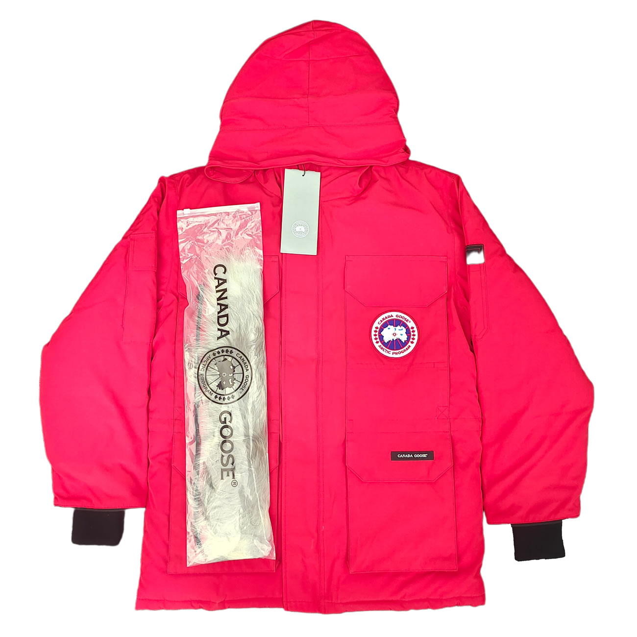 Canada Goose Expedition Logo Pbi Patch Parka Coat (5) - newkick.cc