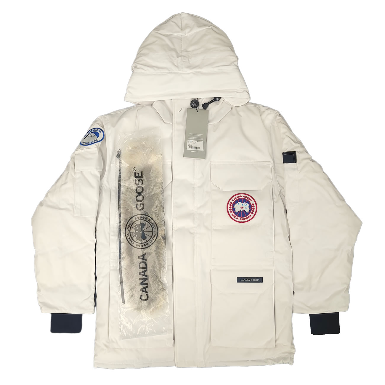 Canada Goose Expedition Logo Pbi Patch Parka Coat (6) - newkick.cc