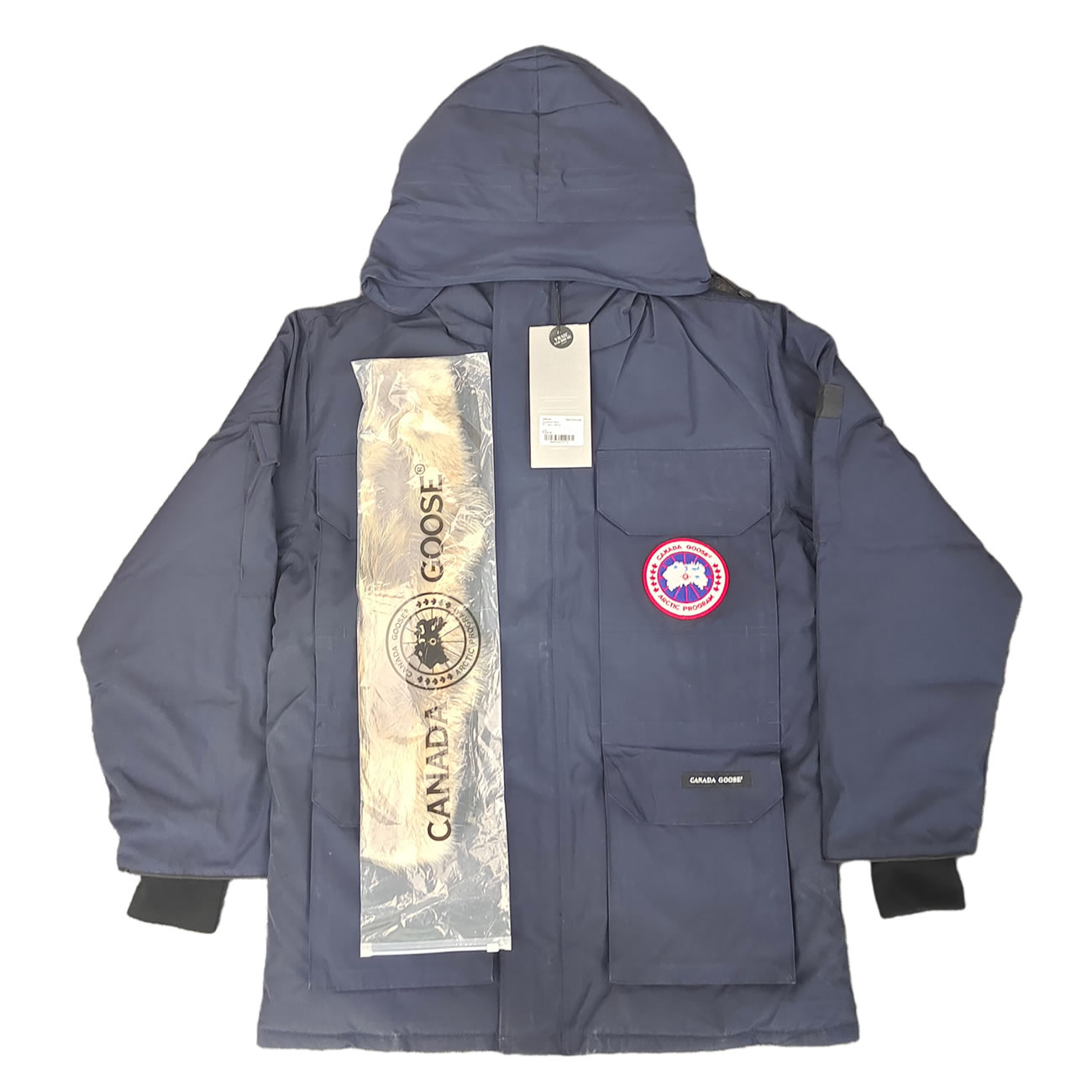 Canada Goose Expedition Logo Pbi Patch Parka Coat (7) - newkick.cc