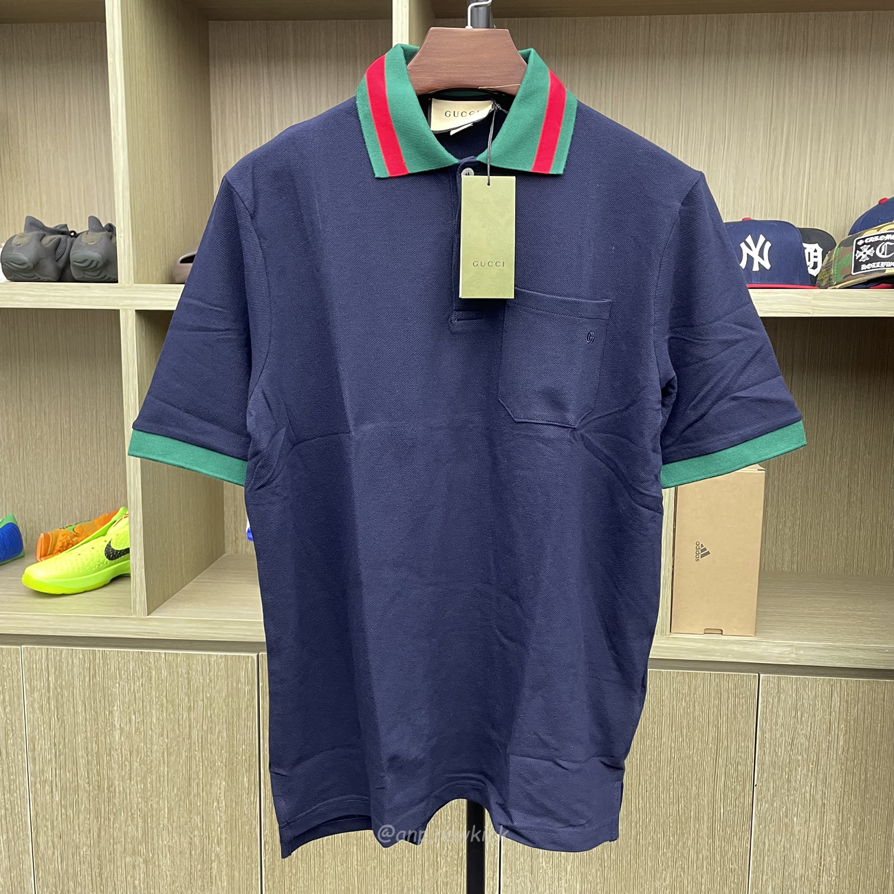 Gucci Gg Collar Polo Shirt (18) - newkick.cc