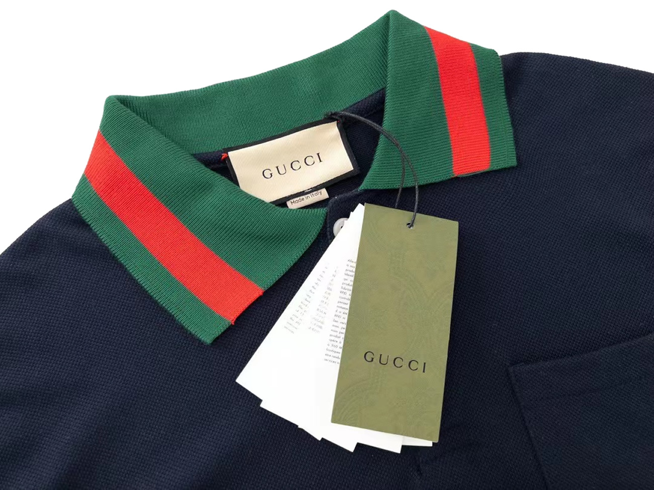 Gucci Gg Collar Polo Shirt (25) - newkick.cc