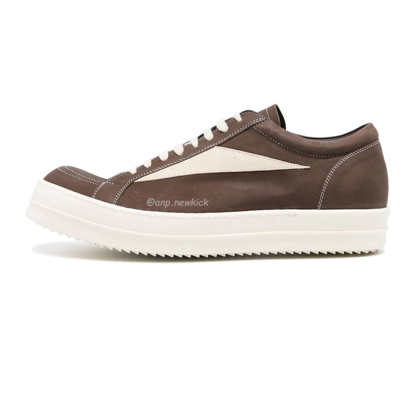 Rick Owens Leather Low Top Vintage Sneakers Suede Canvas Black Taupe Grey Faded Pnk Pearl Milk Dark Dust (34) - newkick.cc