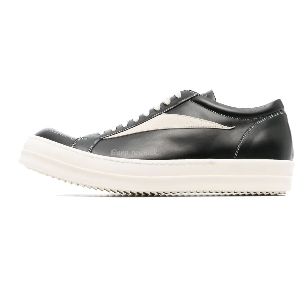 Rick Owens Leather Low Top Vintage Sneakers Suede Canvas Black Taupe Grey Faded Pnk Pearl Milk Dark Dust (36) - newkick.cc