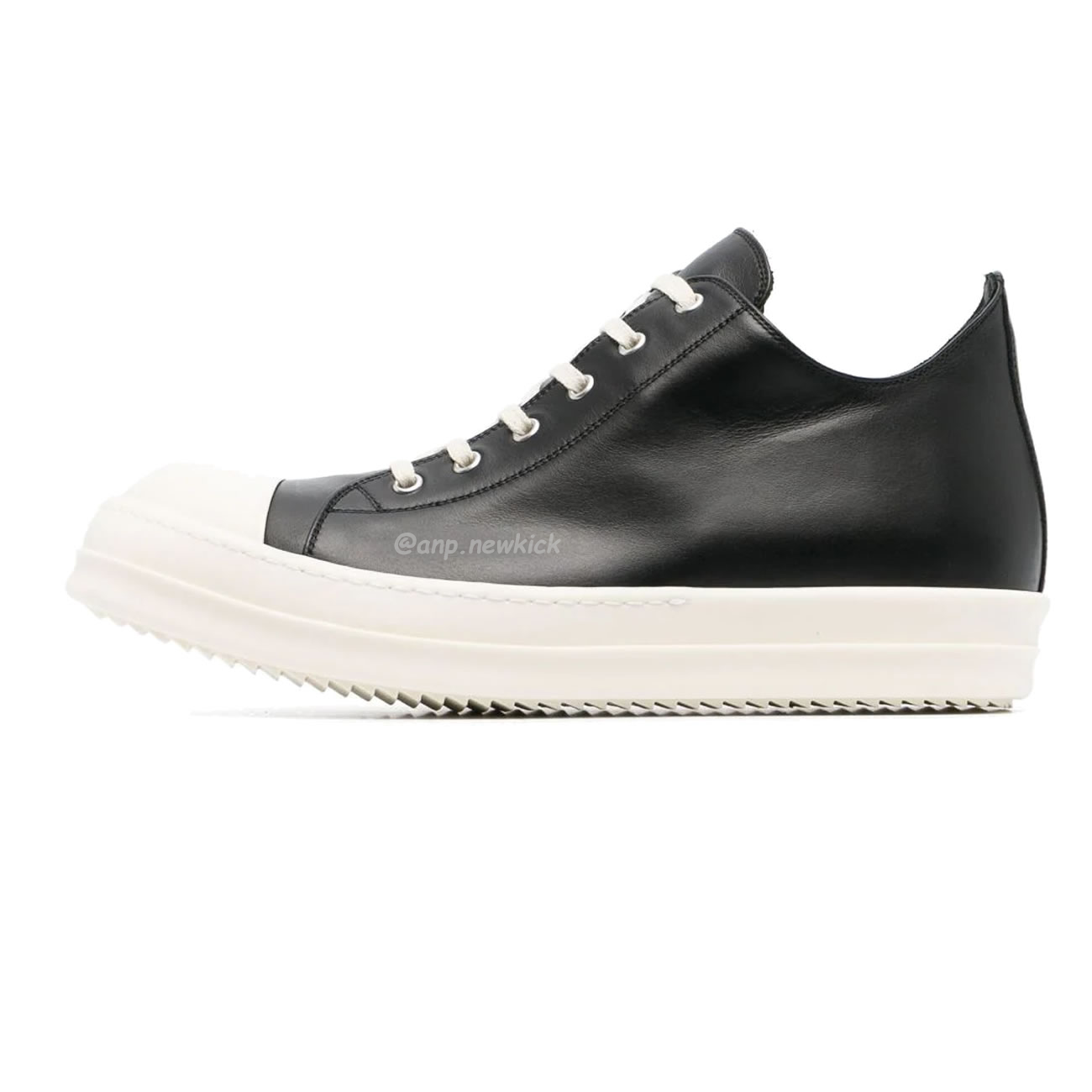 Rick Owens Leather Low Top Vintage Sneakers Suede Canvas Black Taupe Grey Faded Pnk Pearl Milk Dark Dust (37) - newkick.cc