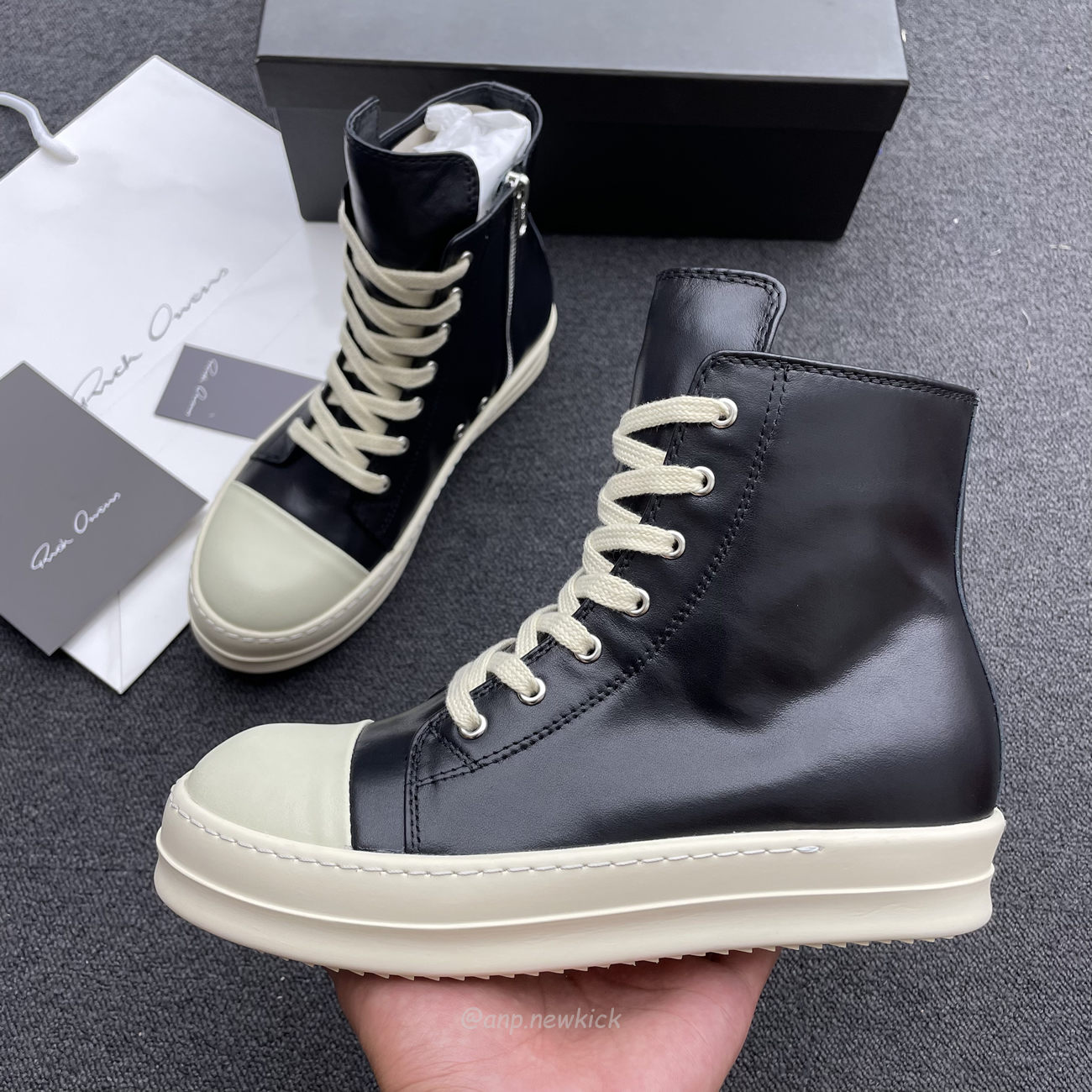 Rick Owens Women Sneakers Blk (10) - newkick.cc