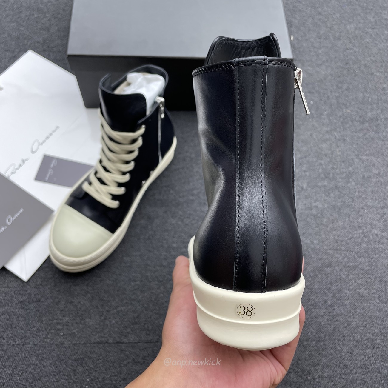 Rick Owens Women Sneakers Blk (12) - newkick.cc