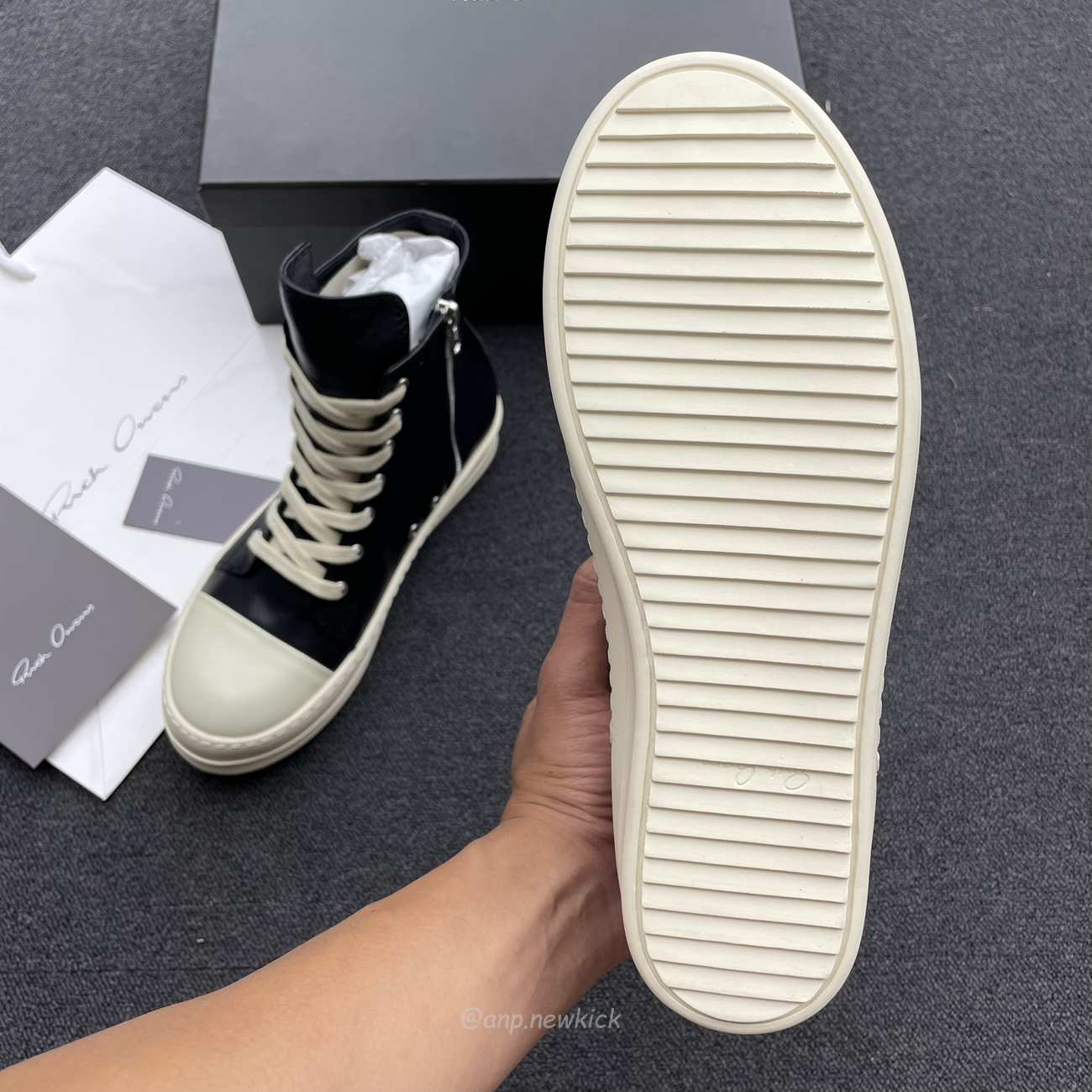 Rick Owens Women Sneakers Blk (6) - newkick.cc