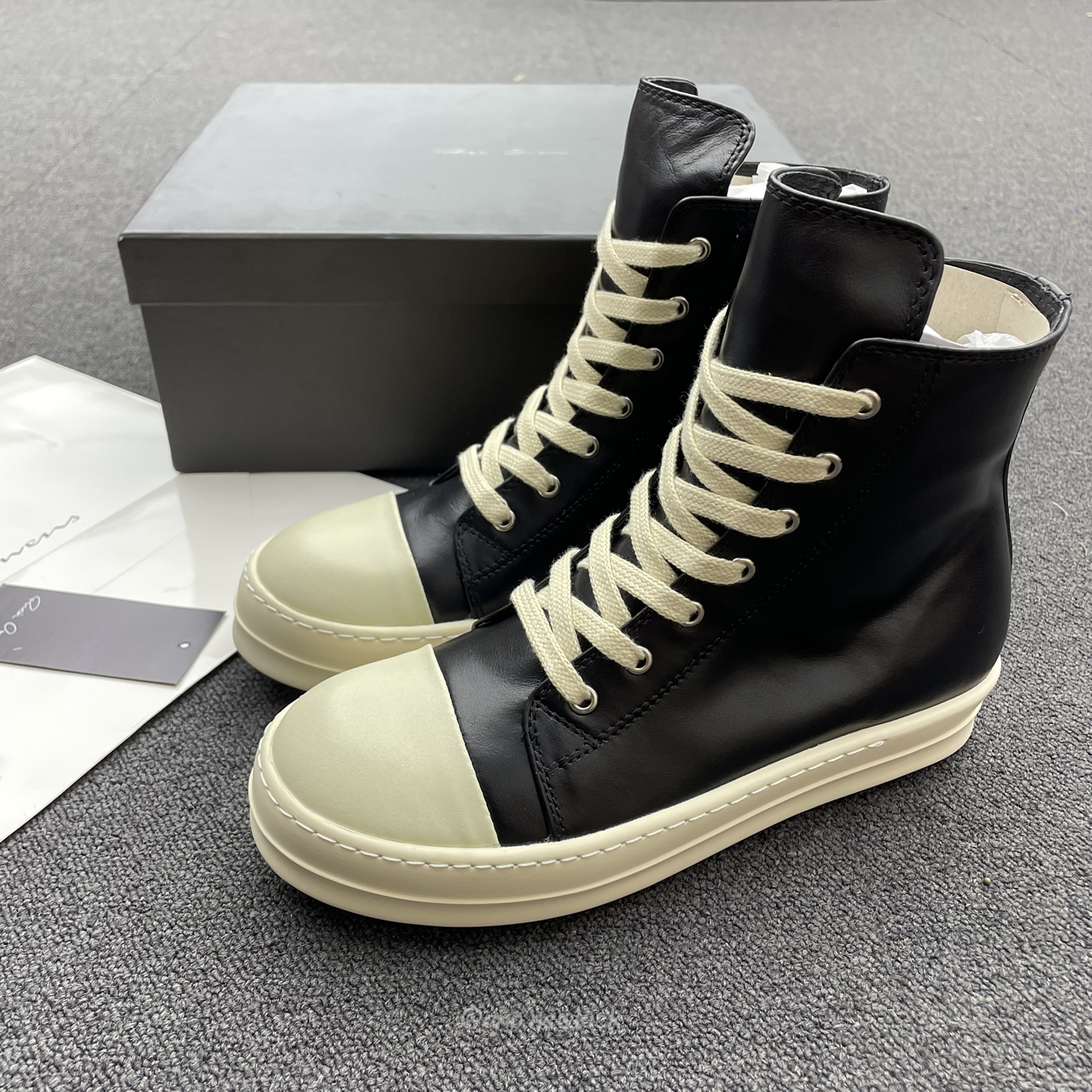 Rick Owens Women Sneakers Blk (7) - newkick.cc