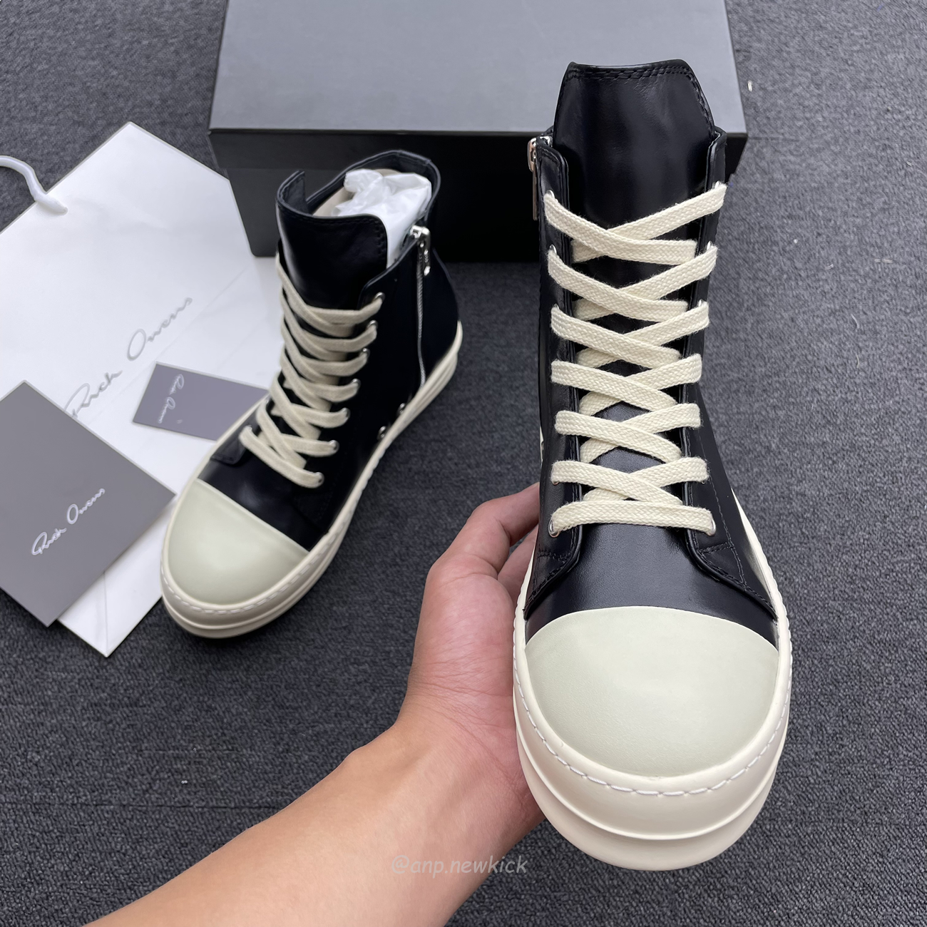 Rick Owens Women Sneakers Blk (9) - newkick.cc