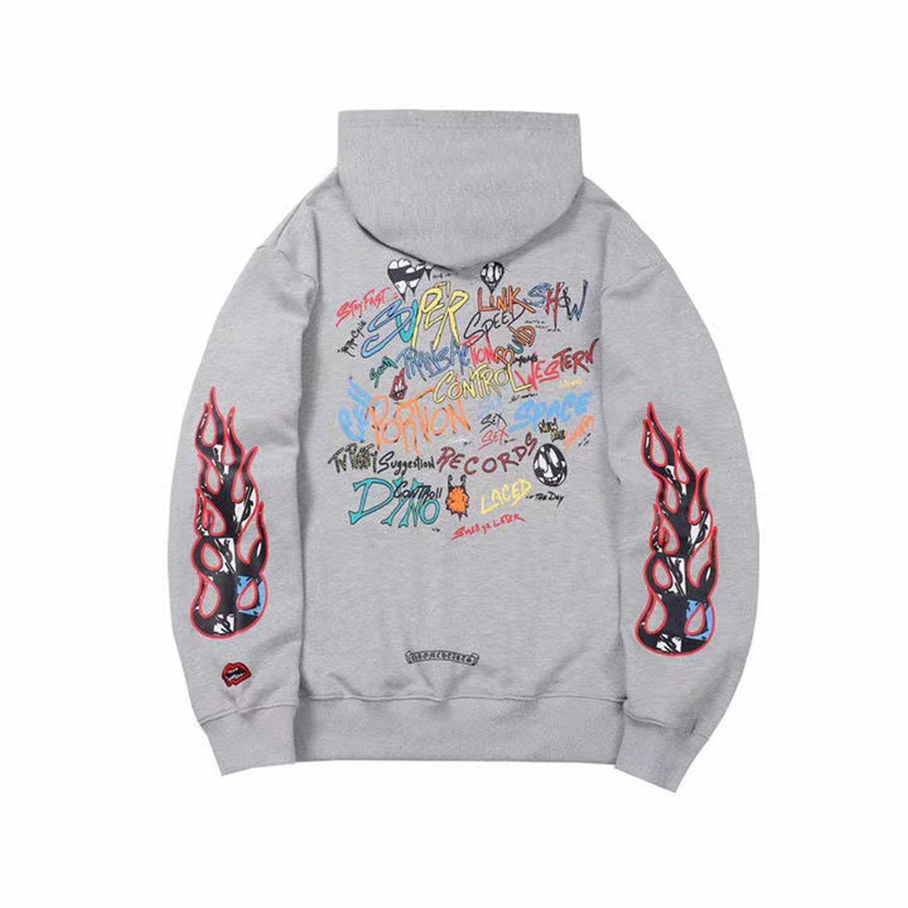 Chrome Hearts Matty Boy Brain Wave Hoodie Chrome Hearts Grey Ss21 (1) - newkick.cc